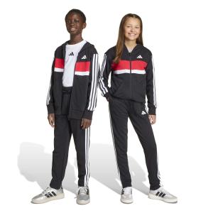 Träningsoverall för barn adidas Essentials Tiberio 3 Stripes image-4