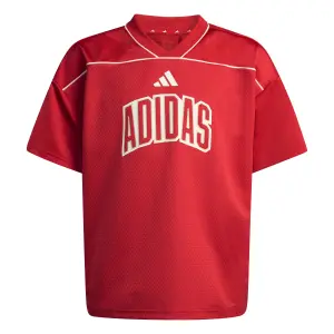 Μπλούζα T-shirt γηπέδου από πλέγμα για παιδιά adidas image-0