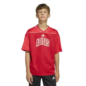 Μπλούζα T-shirt γηπέδου από πλέγμα για παιδιά adidas image-1