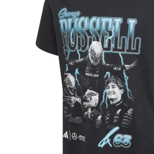 Camiseta gráfica infantil Mercedes AMG Petronas Formula One Team George Russell image-2