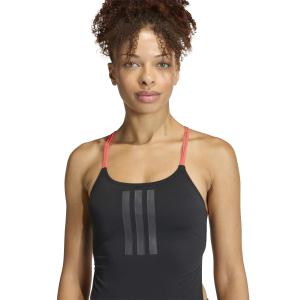 Maillot de bain 1 pièce femme adidas Ripstream 3-Stripes Tie Back image-4