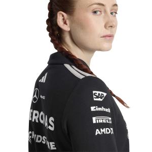 Polo de manga larga con textura para mujer Mercedes AMG Petronas Formula 1 Team Engineers image-5