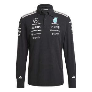 Mercedes AMG long sleeve cotton polo Petronas Formula 1 Team Engineers