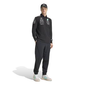 Mercedes AMG long sleeve cotton polo Petronas Formula 1 Team Engineers image-2