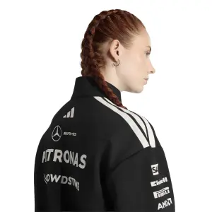 Mercedes AMG women's 1/4 zip sweatshirt Petronas Formula One Team Engineers image-5
