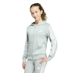 Full zip hoodie girl adidas Essentials image-1