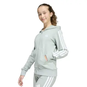Full zip hoodie girl adidas Essentials image-4
