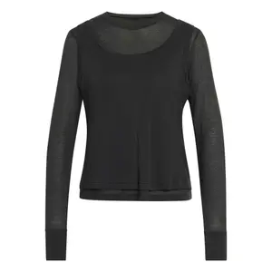 Damska koszulka z długim rękawem adidas Soft Lux Sheer