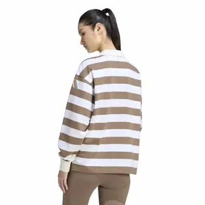 Polo donna a maniche lunghe adidas Essentials Contemporary image-3
