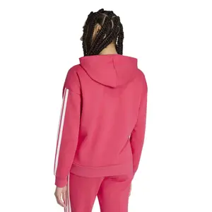 Damska bluza dresowa zapinana na zamek z kapturem adidas Essentials 3-Stripes image-3