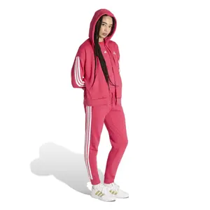 Damska bluza dresowa zapinana na zamek z kapturem adidas Essentials 3-Stripes image-2