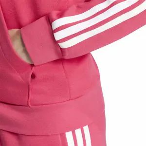 Damska bluza dresowa zapinana na zamek z kapturem adidas Essentials 3-Stripes image-5