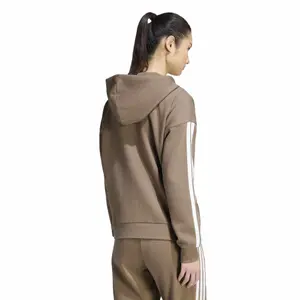 Women's zip-up hooded track jacket adidas Essentials 3-Stripes image-3