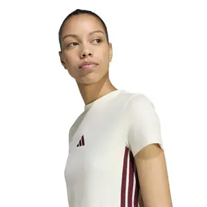 Women's slim-fit T-shirt adidas Essentials 3-Stripes image-4