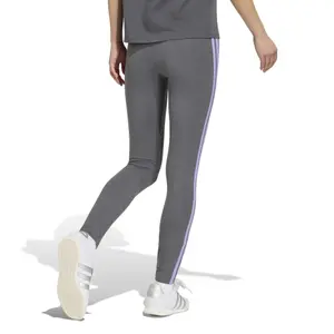 Leggings de algodão para mulher adidas Essentials 3-Stripes image-3