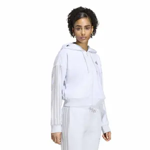 Women's full-zip hooded training jacket adidas Essentials French Terry image-1