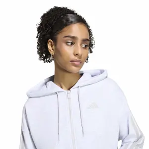 Women's full-zip hooded training jacket adidas Essentials French Terry image-4