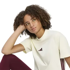 Women's cotton T-shirt adidas Essentials 3-Stripes image-4