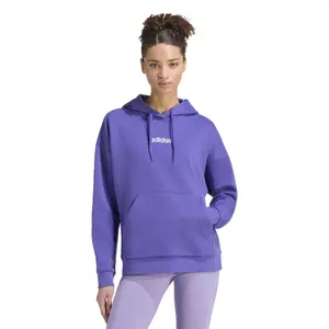 Γυναικείο φούτερ με κουκούλα adidas Essentials Linear Fle image-1