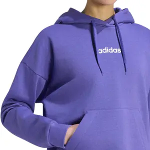 Γυναικείο φούτερ με κουκούλα adidas Essentials Linear Fle image-4