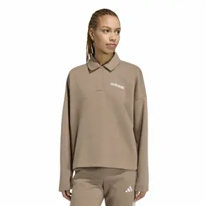 Sweatshirt Damen adidas Essentials Linear Fleece image-1