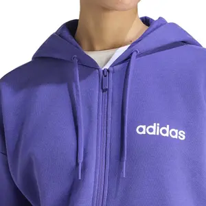 Casaco de fato de treino para desporto feminino adidas Essentials Linear image-4