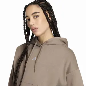 Felpa con cappuccio da donna adidas Essentials Small Logo Feel Cozy image-4