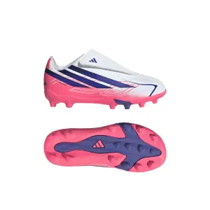 Children's Football Boots adidas F50 Hyperfast Club FG/MG image-4