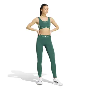 Brassière maintien léger femme adidas Hyperglam 3-Stripes Color Block image-3