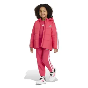 Casaco acolchoado 2 bandas criança adidas Essentials image-2