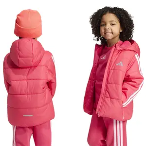 Casaco acolchoado 2 bandas criança adidas Essentials image-5
