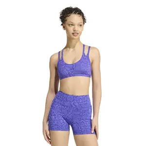 Brassière maintien léger femme adidas Optime Workout Snake image-1