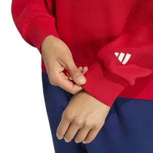 Bluza damska z kapturem adidas 3-Stripes Studio FL image-5