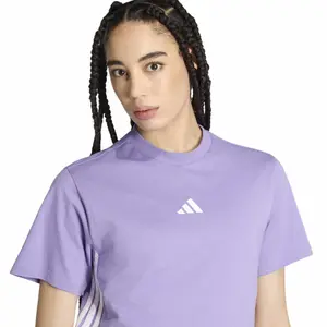 Women's cotton T-shirt adidas Essentials 3-Stripes image-4