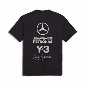 T-shirt adidas Mercedes AMG Y-3 Petronas Formul 1 Team Logo Stack image-1