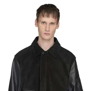 Mercedes AMG Leather Jacket Y-3 Petronas Formul 1 Team image-6