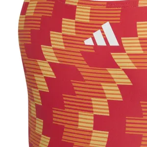 1-dels baddräkt för flickor adidas Football-Inspired Graphic image-2
