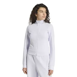 Veste de survêtement slim femme adidas Soft Lux image-1