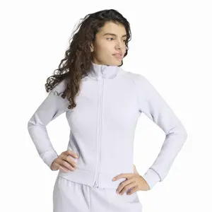 Veste de survêtement slim femme adidas Soft Lux image-5