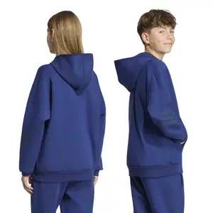 Træningsjakke med lynlås til børn adidas Future Icons 3-Stripes image-2