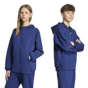 Træningsjakke med lynlås til børn adidas Future Icons 3-Stripes image-3