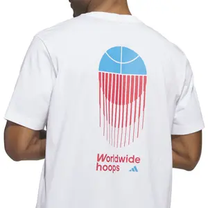 T-shirt adidas World Wide Hoops Classic image-5