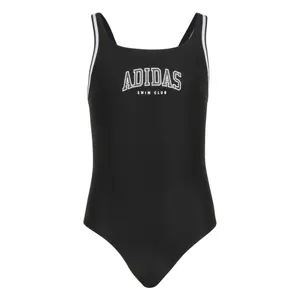 Girls' backless one-piece swimsuit adidas Collegiate image-0