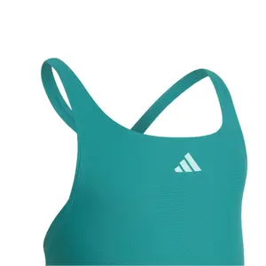 Costume da bagno intero con schiena a C per ragazza adidas 3-Stripes image-3