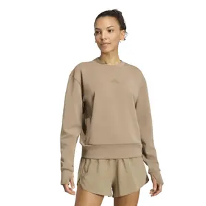 Women's Crewneck Warm-up Sweatshirt adidas image-1