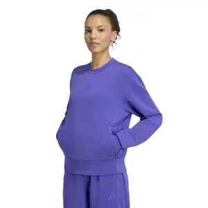Women's Crewneck Warm-up Sweatshirt adidas image-1