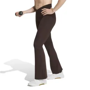 Leggings Damen adidas Studio All Me Flare X-Over 3-Stripes image-1