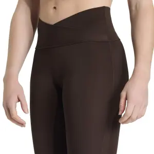 Leggings Damen adidas Studio All Me Flare X-Over 3-Stripes image-6