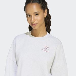 Sweatshirt woman adidas Studio Crew 3-Stripes image-3