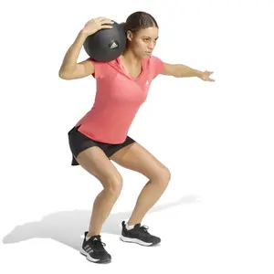 Women's V-neck top adidas Workout Essentials image-3